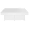 vidaXL Coffee Table White 90x90x28 cm Engineered Wood