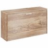 vidaXL Shoe Storage Bench Oak 80x24x45 cm