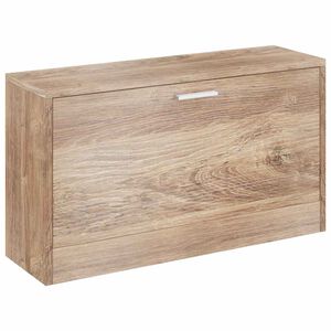 vidaXL Shoe Storage Bench Oak 80x24x45 cm
