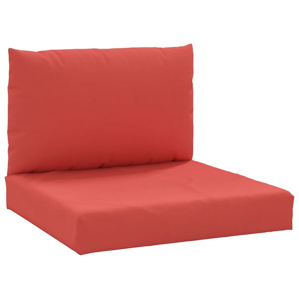 vidaXL Pallet Cushions 2 pcs Red Oxford Fabric