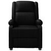 vidaXL Massage Chair Black Faux Leather