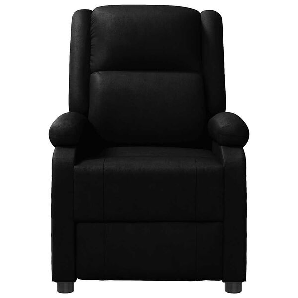 vidaXL Massage Chair Black Faux Leather