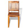 vidaXL Dining Chairs 4 pcs Solid Acacia Wood