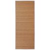 Rectangular Brown Bamboo Rug 150 x 200 cm