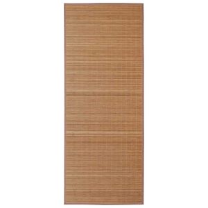 Rectangular Brown Bamboo Rug 150 x 200 cm