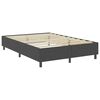 vidaXL Box Spring Bed Frame without Mattress Grey Fabric 180x200 cm Super King