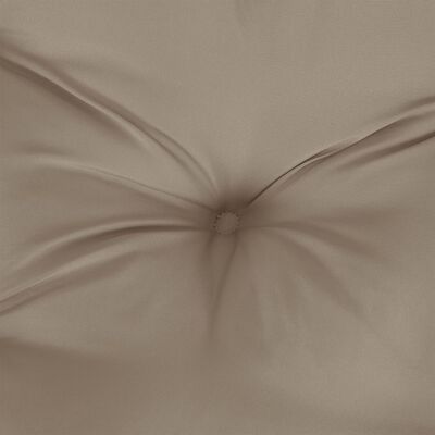 vidaXL Pallet Cushion Taupe 70x40x12 cm Fabric