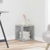 vidaXL Side Table Concrete Grey 33x33x34.5 cm Engineered Wood