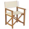 vidaXL Folding Director's Chairs 2 pcs Solid Teak Wood