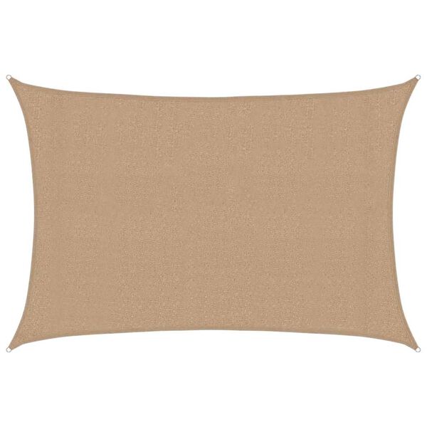 vidaXL Sunshade Sail 160 g/m² Taupe 3x4 m HDPE