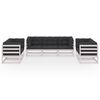 vidaXL 7 Piece Garden Lounge Set with Cushions Solid Pinewood