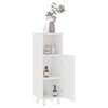 vidaXL 3 Piece Bathroom Furniture Set White Engineered Wood