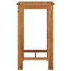 vidaXL Garden Bar Table 60x60x105 cm Solid Wood Acacia