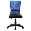 vidaXL Office Chair Black and Blue 44x52x100 cm Mesh Fabric