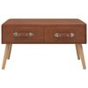 vidaXL Coffee Table Brown 80x40x46 cm Faux Leather