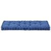 vidaXL Pallet Floor Cushion Cotton 120x40x7 cm Light Blue