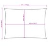 vidaXL Sunshade Sail Oxford Fabric Rectangular 2.5x4.5 m Dark Green