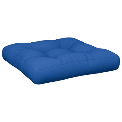 vidaXL Pallet Cushion Royal Blue 60x60x12 cm Fabric