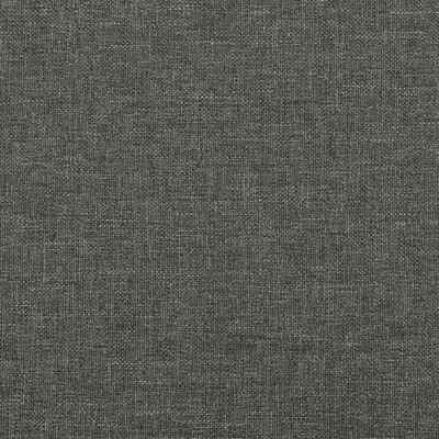 vidaXL Bed Frame Dark Grey 92x187 Single Size Fabric