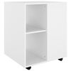 vidaXL Storage Cabinet | White | Engineered wood | Medium | Sleek