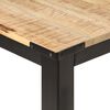 vidaXL Dining Table 180x90x76 cm Solid Rough Mango Wood
