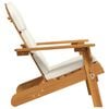 vidaXL Adirondack Garden Chair with Cushions Solid Wood Acacia