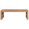 vidaXL TV Stand 110x60x38 cm Solid Teak Wood