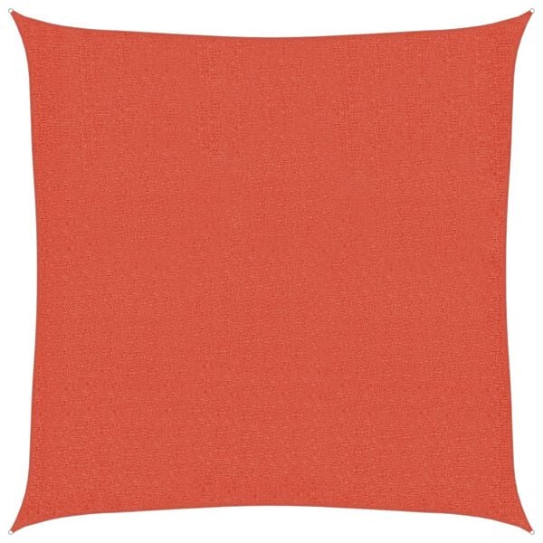 vidaXL Sunshade Sail 160 g/m² Terracotta 2x2 m HDPE