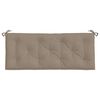 vidaXL Garden Bench Cushion Taupe 120x50x7 cm Oxford Fabric