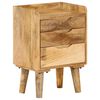 vidaXL Bedside Cabinet Solid Mango Wood 40x30x59.5 cm