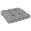 vidaXL Garden Footstool with Cushion Solid Pinewood