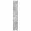 vidaXL Room Divider/Book Cabinet Concrete Grey 100x24x140 cm Engineered Wood