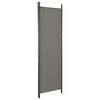 vidaXL Room Dividers Grey Fabric