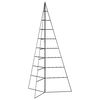 vidaXL Metal Christmas Tree for Decoration Black 180 cm