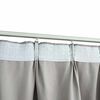 vidaXL Blackout Curtains with Hooks 2 pcs Grey 140x225 cm