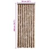 vidaXL Insect Curtain Beige and Light Brown 56x200 cm Chenille