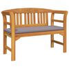 vidaXL Rose Bench Natual 114 x 46 x 82.5 cm Solid Acacia Wood