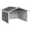 vidaXL Garden Robot Lawnmower Shed 92x97x63 cm Galvanised Steel Anthracite