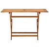vidaXL 5 Piece Garden Dining Set Solid Acacia Wood