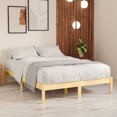 vidaXL Bed Frame without Mattress Solid Wood 200x200 cm