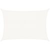 vidaXL Sunshade Sail 160 g/m² White 3x5 m HDPE