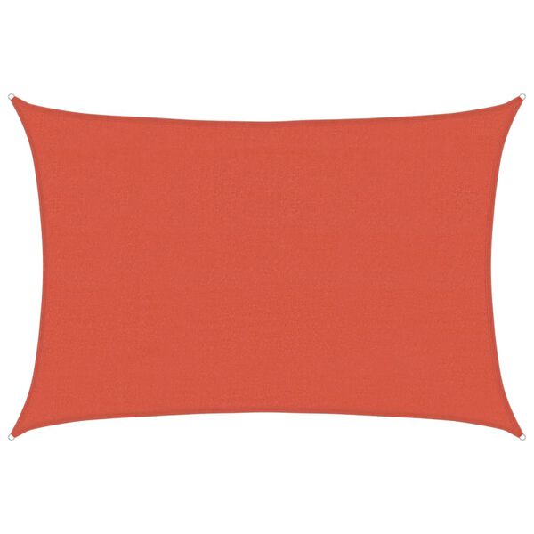 vidaXL Sunshade Sail 160 g/m&sup2; Terracotta 4x5 m HDPE