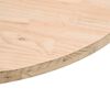 vidaXL Table Top Ø50x2.5 cm Solid Wood Pine