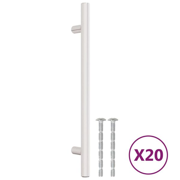 vidaXL Cabinet Handles 20 pcs Silver 160 mm Stainless Steel