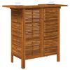 vidaXL Bar Table 110x50x105 cm Solid Acacia Wood