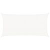 vidaXL Sunshade Sail HDPE Rectangular 2x4 m White