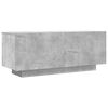 vidaXL TV Cabinet Concrete Grey 100x35x40 cm Engineered Wood