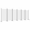vidaXL 6-Panel Room Divider White 520x180 cm Fabric
