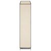 vidaXL Shoe Cabinet with Cover Cream 115x28x110 cm Fabric