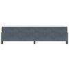 vidaXL Bed Frame with Mattress Dark Grey 90 x 200 cm Fabric